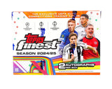 6/27 Tiktok patspulls 5 and whatnot patspulls 2024-25 Topps FINEST UEFA Club SOCCER FULL CASE BREAK (8 Hobby BOX) Break A