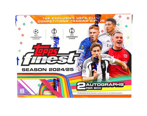 6/27 Tiktok patspulls 5 and whatnot patspulls 2024-25 Topps FINEST UEFA Club SOCCER FULL CASE BREAK (8 Hobby BOX) Break A